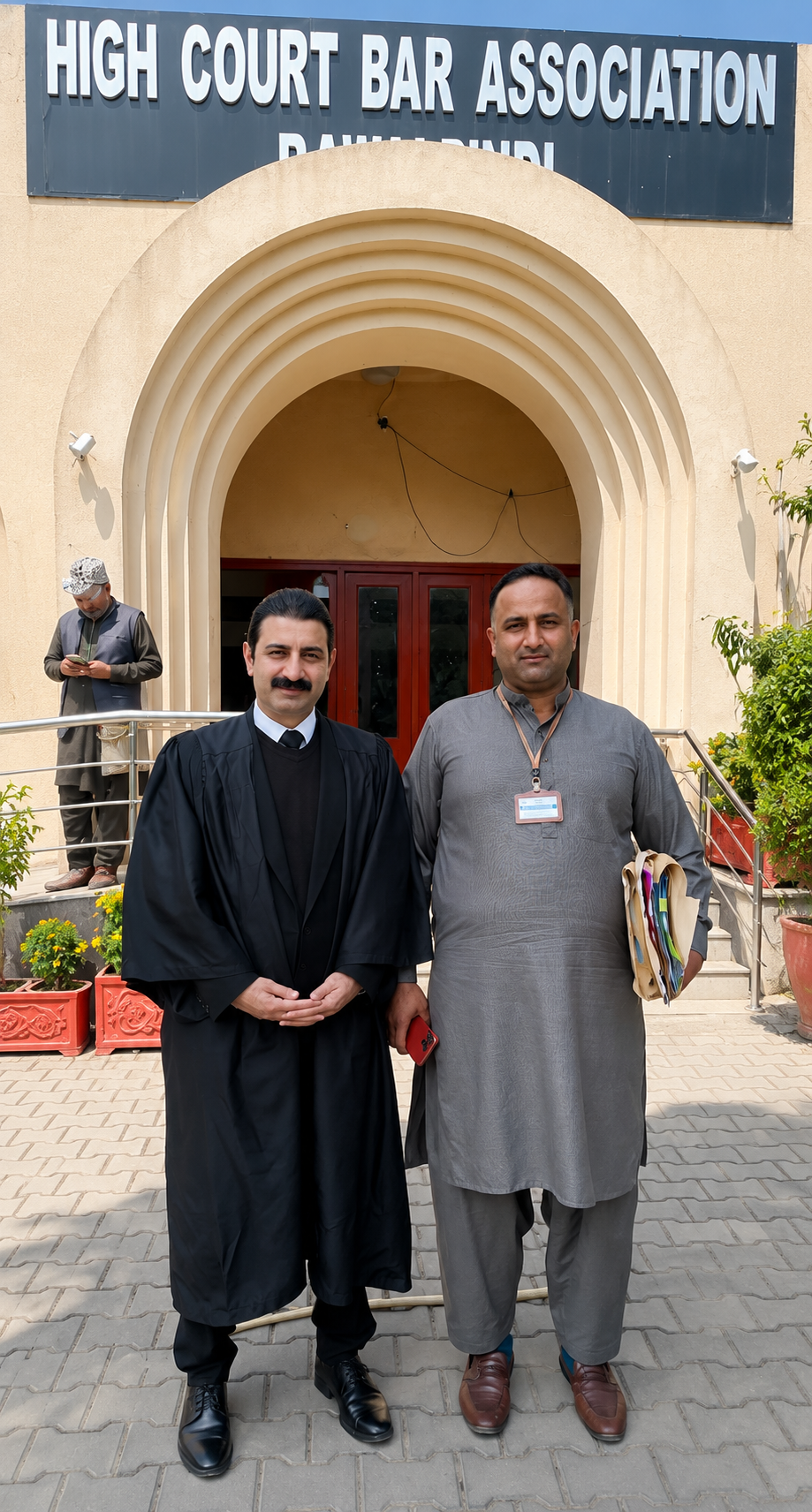 In Advocate Gown